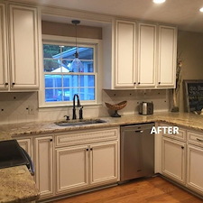 1-Kitchen Cabinet Refacing After 2