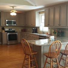 2-Kitchen Cabinet Refacing After 0